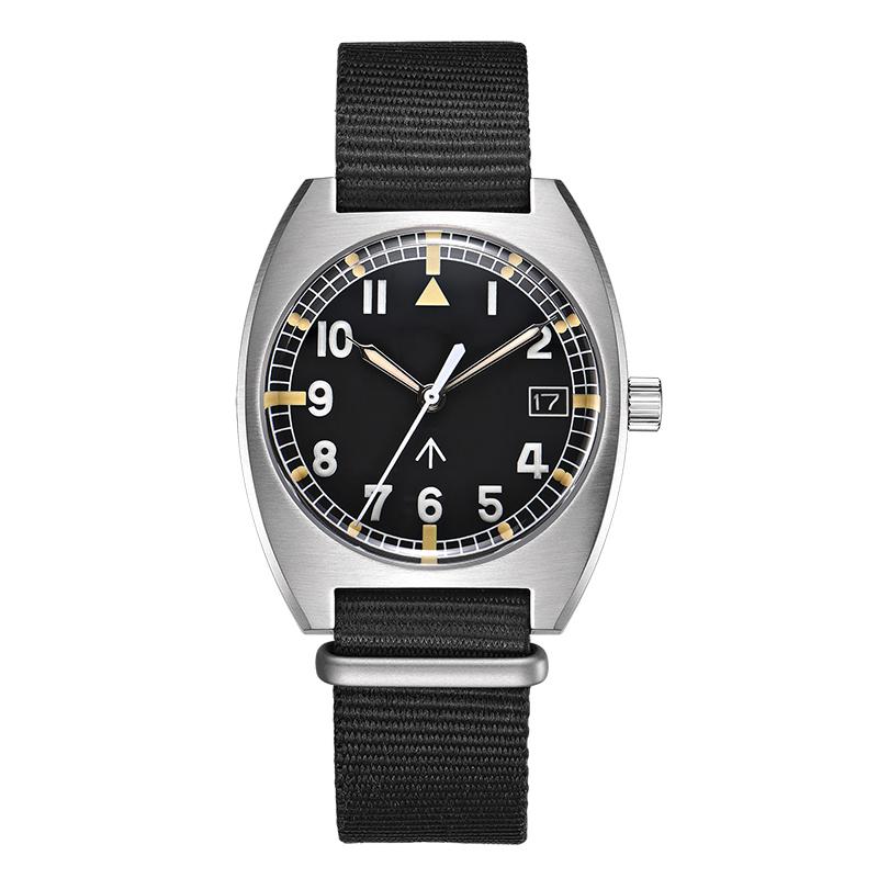 Tonneau W10 Pilot Calendar Military Watch S2001