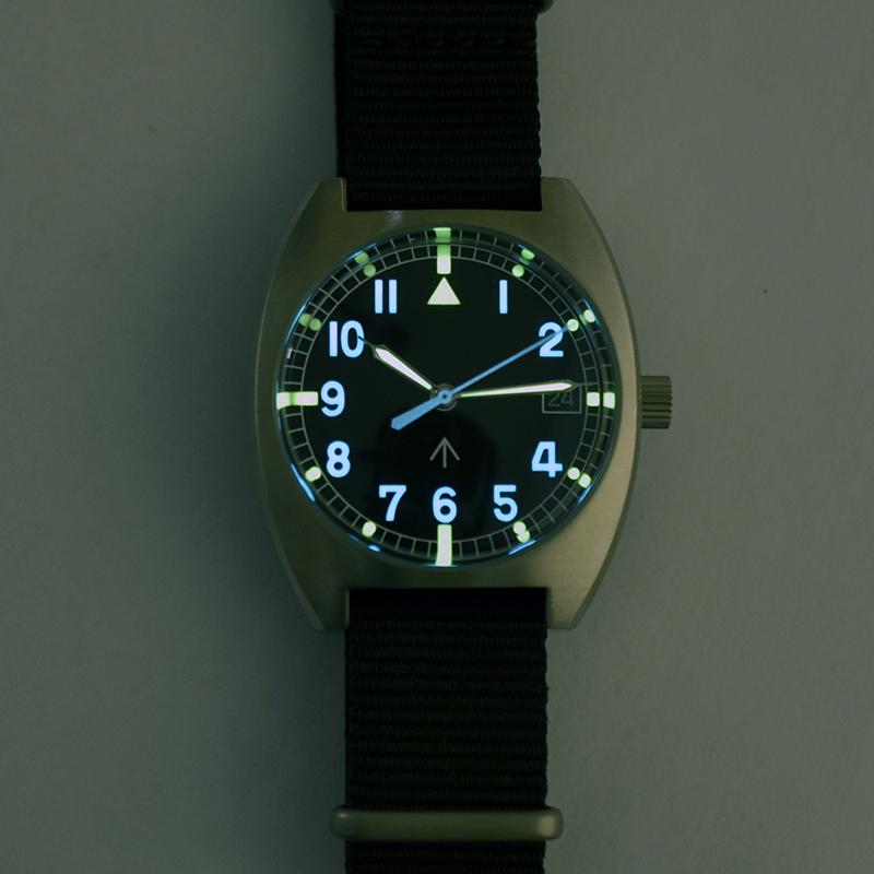 Tonneau W10 Pilot Calendar Military Watch S2001