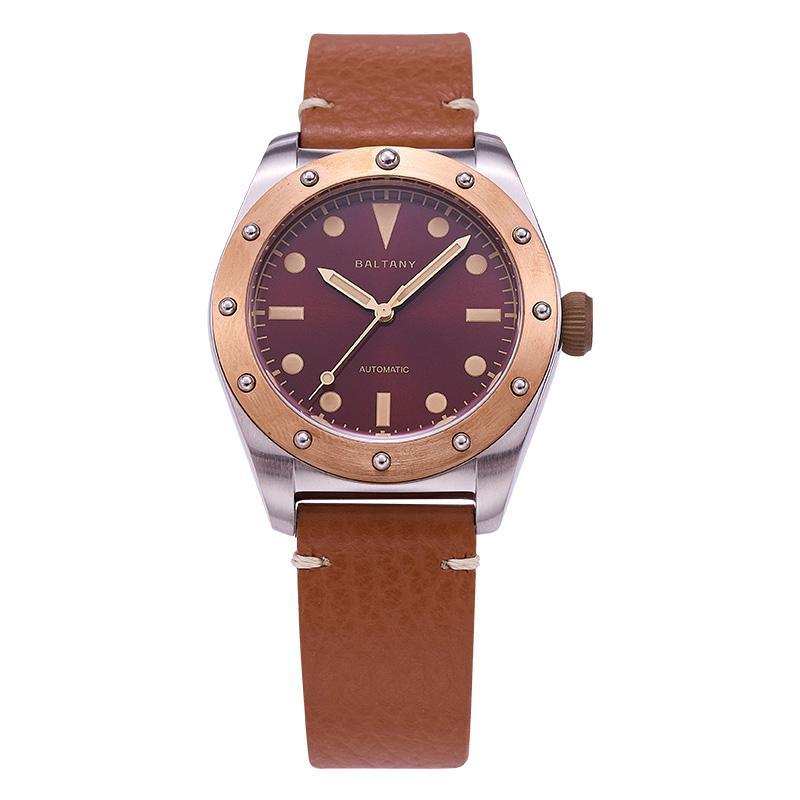 Baltany Design Bronze Bezel Vintage Watch B4030