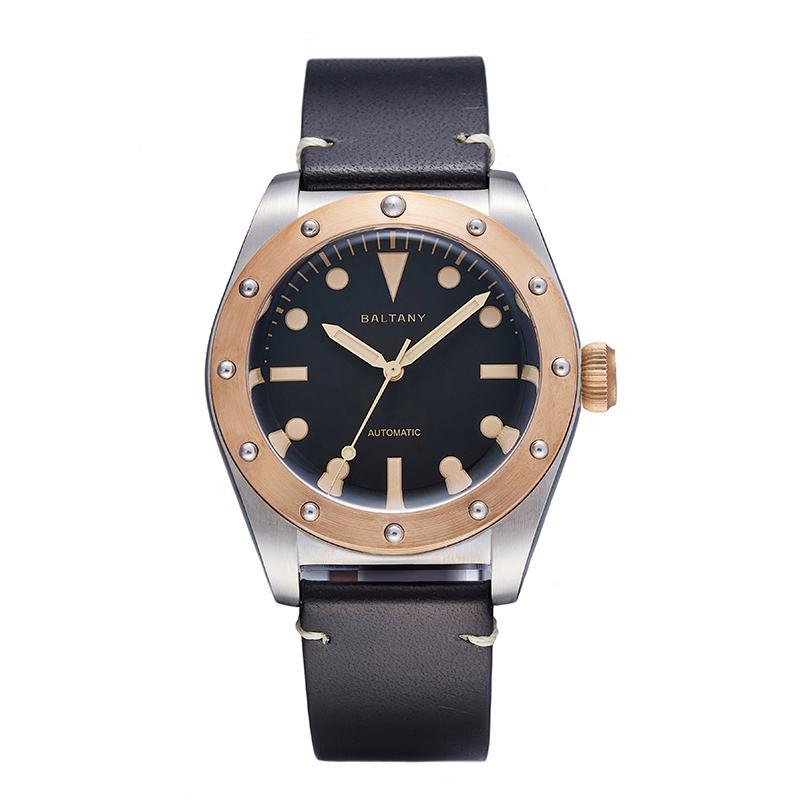 Baltany Design Bronze Bezel Vintage Watch B4030