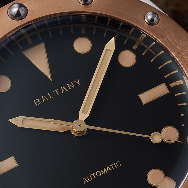 Baltany Design Bronze Bezel Vintage Watch B4030