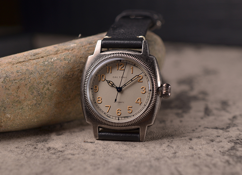 Baltany hand-made silver color watches