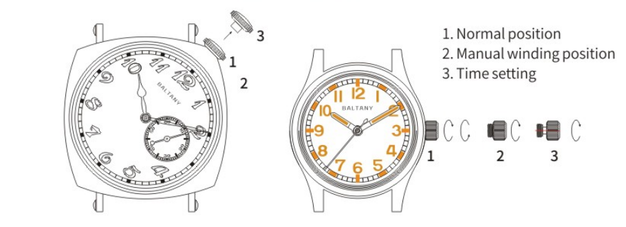 baltany automatic watch set