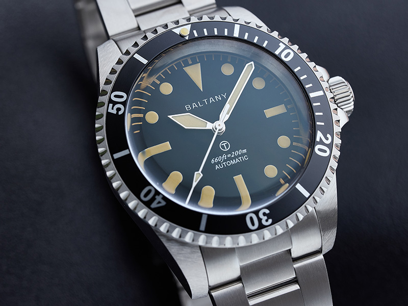Baltany MilSubmariner 39mm Military Diver Watch S3075AB