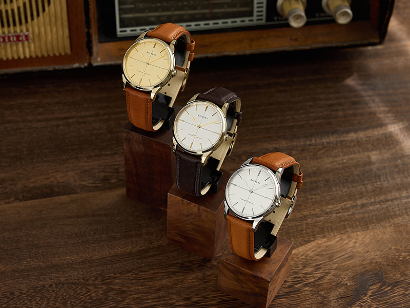 crosshair dial watch, dress watch