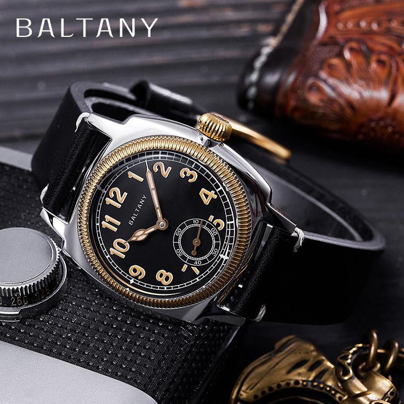 Baltany Gold Bezel Retro Oyster Homage Automatic Watches S4036G