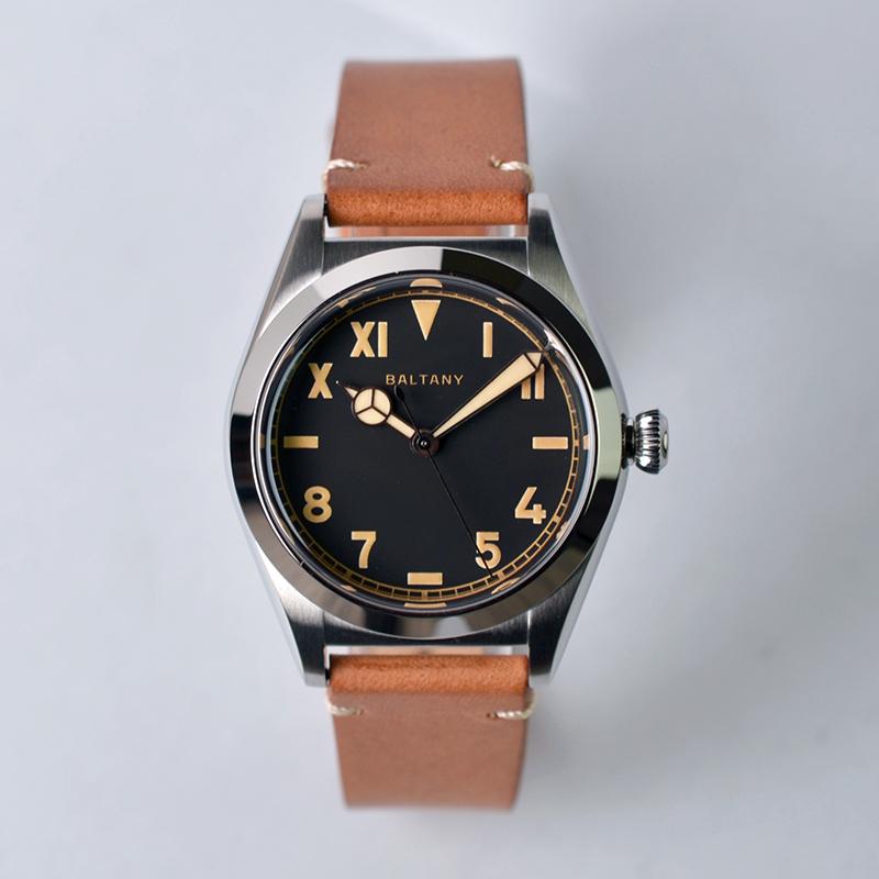 Vintage Bubble Back Style NH38 Automatic Watch S4029