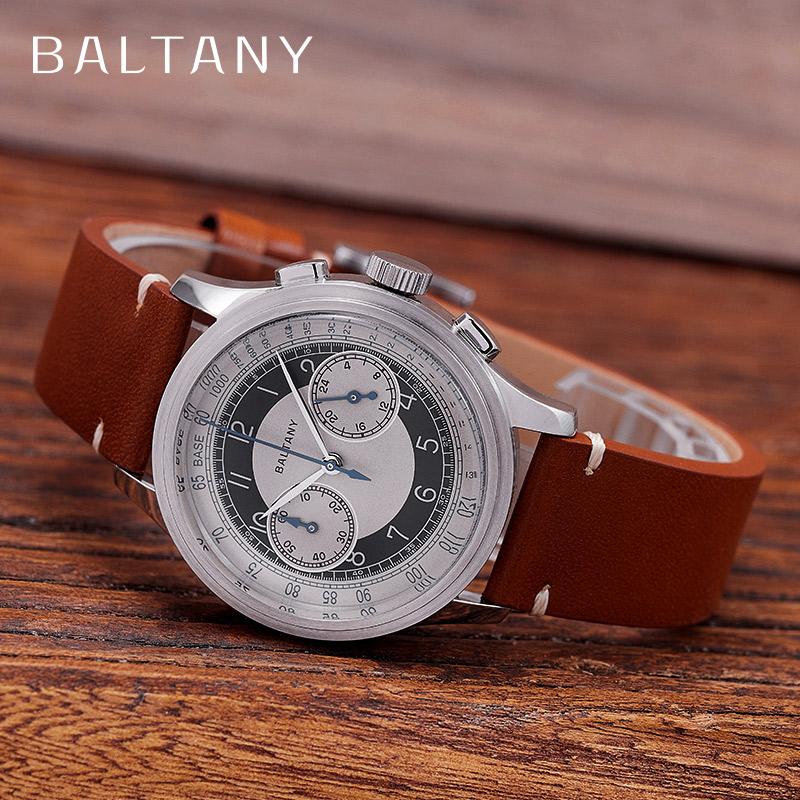 Baltany Classic Vintage Quartz Chrono Tuxedo Watch S5050
