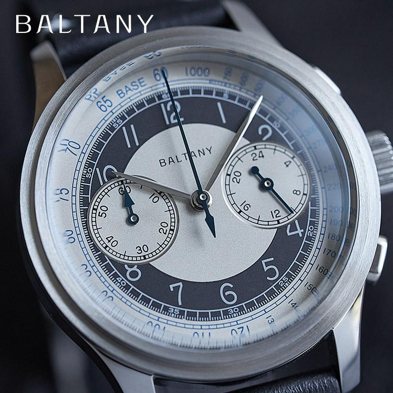 Baltany Classic Vintage Quartz Chrono Tuxedo Watch S5050