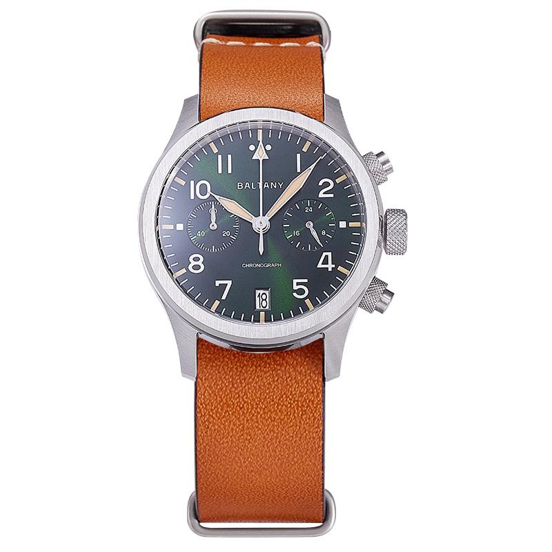Retro Calendar Military Chronograph Pilot Watch S5057