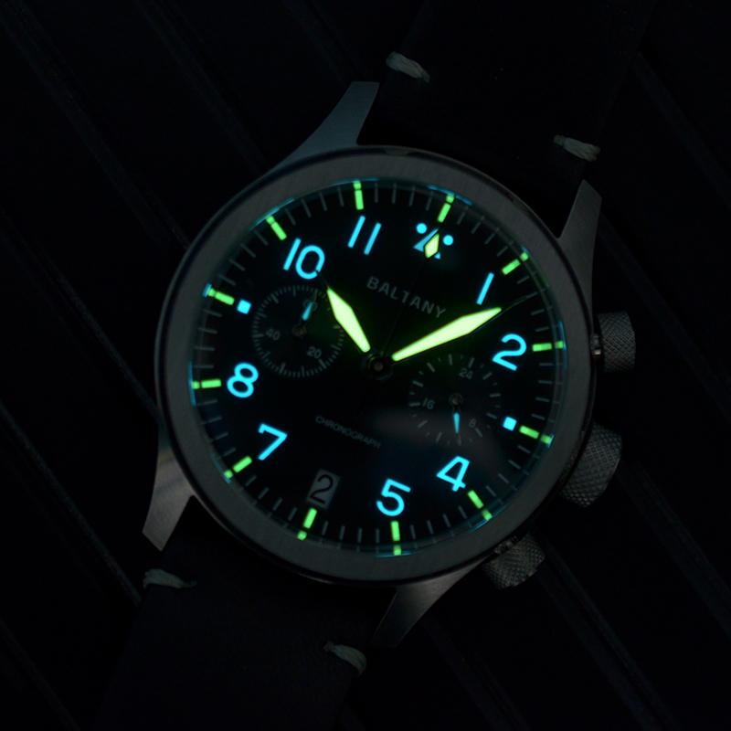 Retro Calendar Military Chronograph Pilot Watch S5057