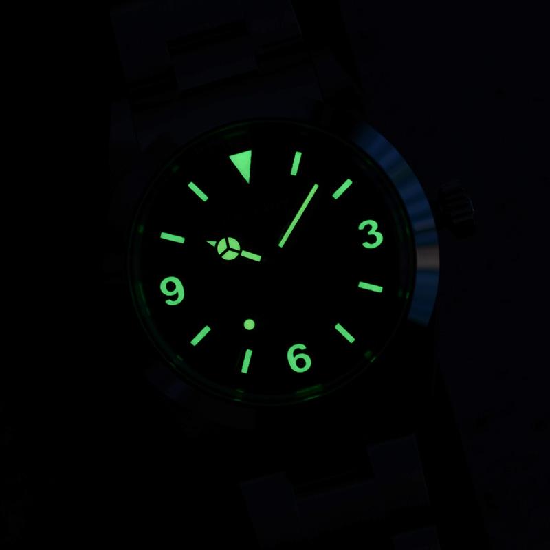 Baltany Retro 36mm Explorer Homage Watch S4066AB