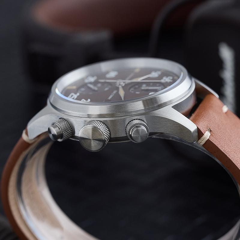 Baltany Military Solar-powered Pilot Chronograph S6070