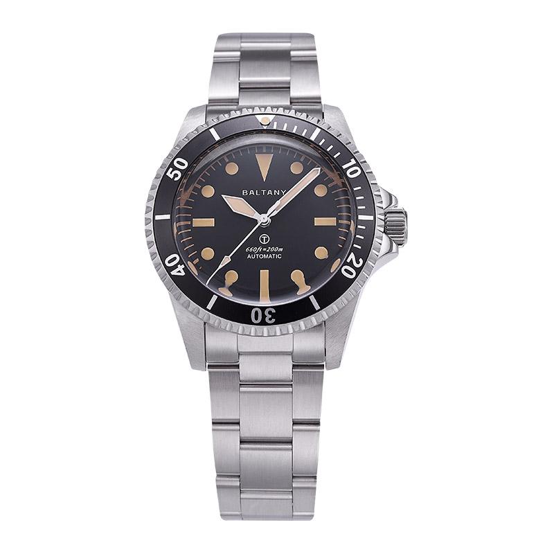 Baltany MilSubmariner 39mm Military Diver Watch S3075AB