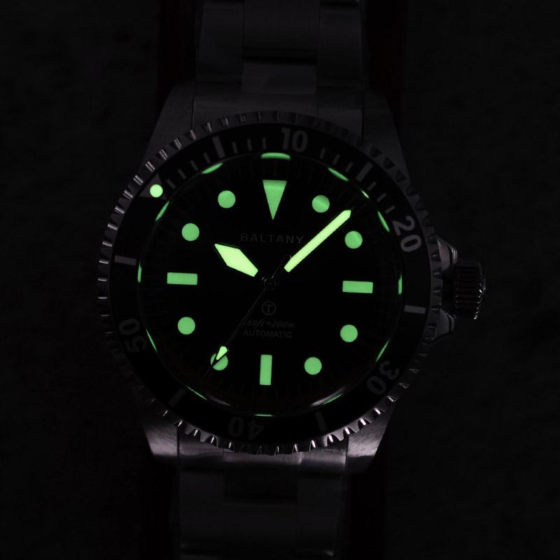 Baltany MilSubmariner 39mm Military Diver Watch S3075AB