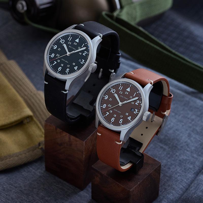 Baltany S2082 Quartz Field Watch with Military Precision