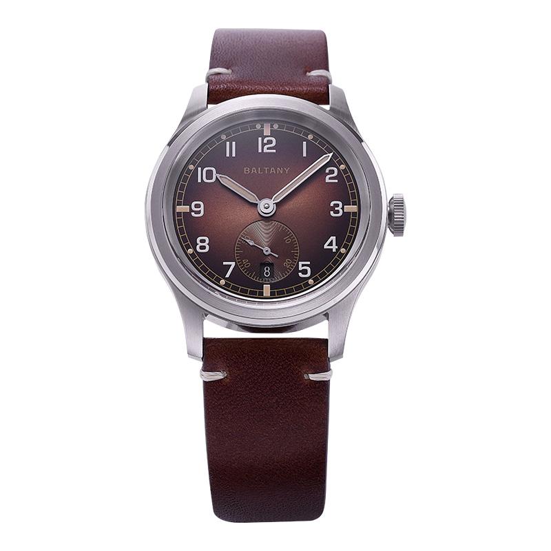 Baltany Retro 39mm Dirty Dozen Date Field Watch S2081
