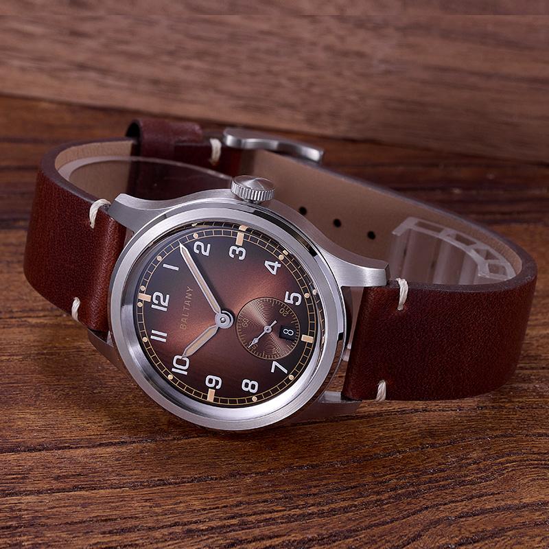 Baltany Retro 39mm Dirty Dozen Date Field Watch S2081