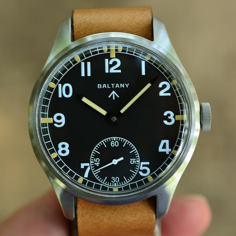 42mm Case Manual Winding D12 Military Watch S2022