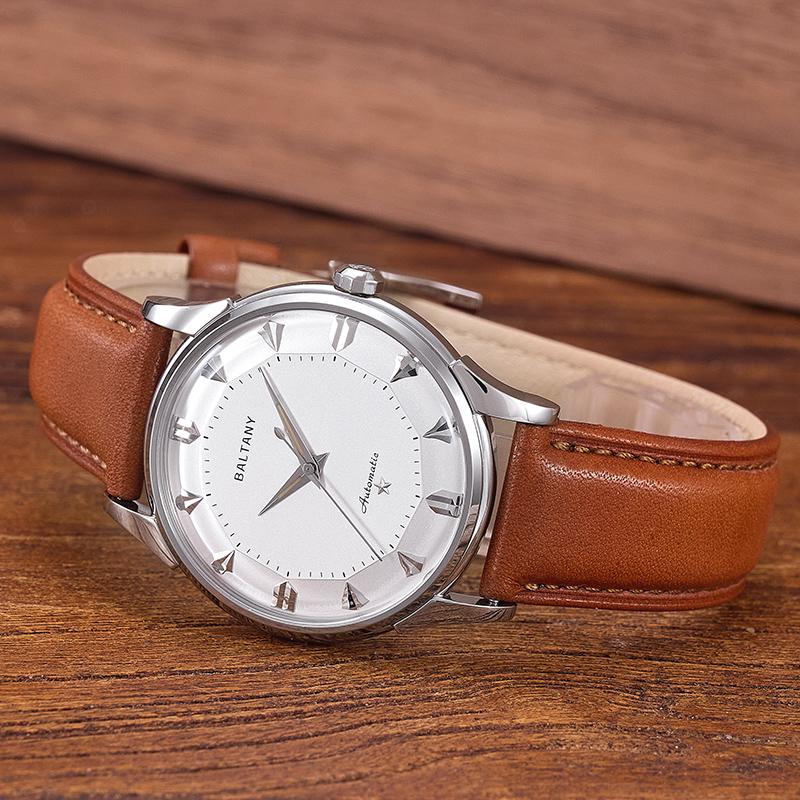 Classic Pie-Pan Dial Dog-leg Lugs Vintage Watch Remake S4090