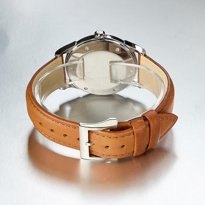 Dome Crosshair Dial Small Seconds Retro Dress Watch S4092
