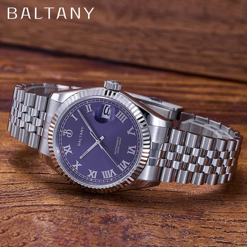 Baltany 39mm Fluted Bezel DJ Homage Dress Watch S4094