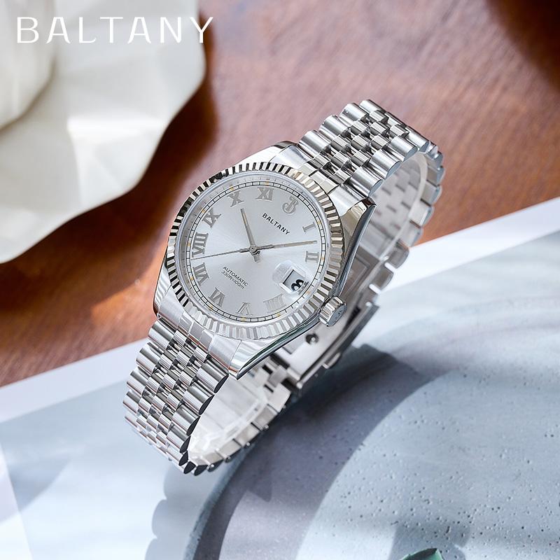 Baltany 39mm Fluted Bezel DJ Homage Dress Watch S4094