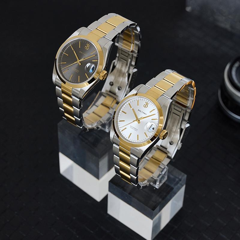 Baltany 36mm Smooth Bezel Perpetual DJ Homage Watch S4095