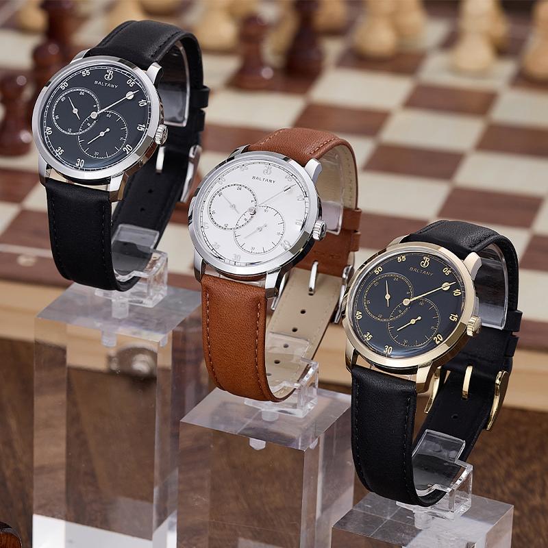 Baltany Original Design Asymmetric Dial 82S7 Retro Watches S4098