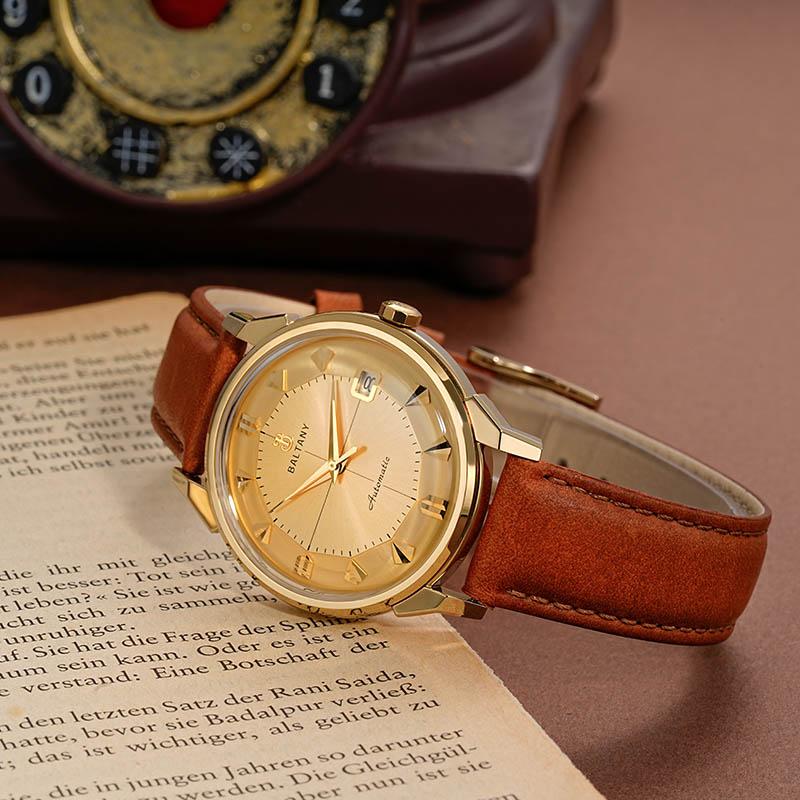 36mm Pie-Pan Dial With Crosshair Constellation Homage Watch S4106