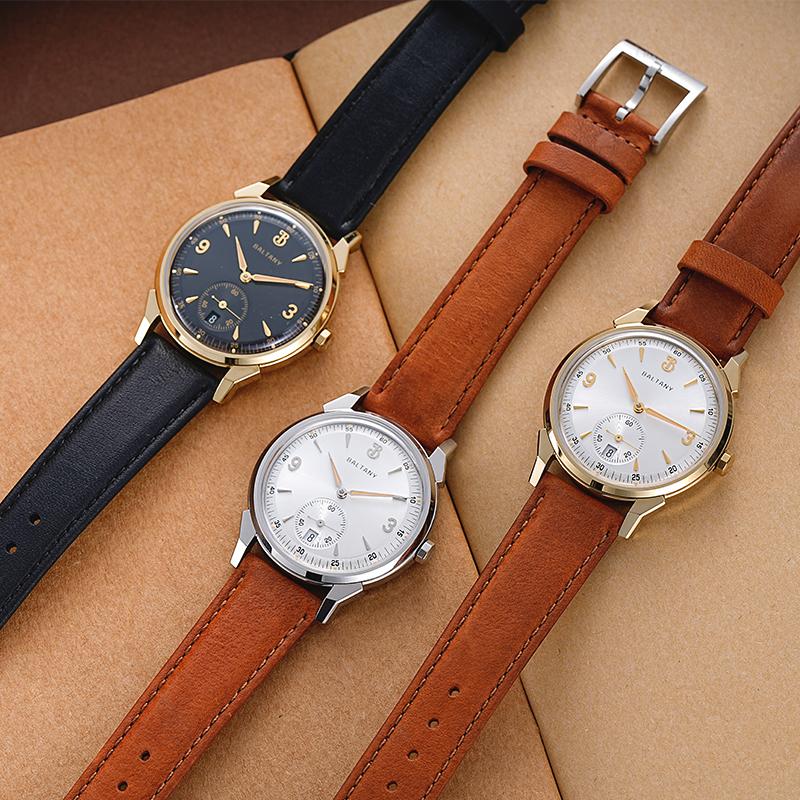 Baltany Original Design 36mm Sub-Second Vintage Watch S4108