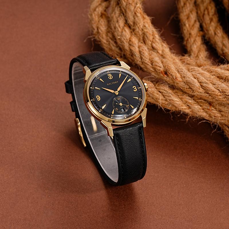 Baltany Original Design 36mm Sub-Second Vintage Watch S4108