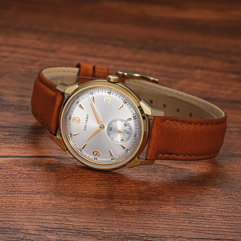 Baltany Original Design 36mm Sub-Second Vintage Watch S4108