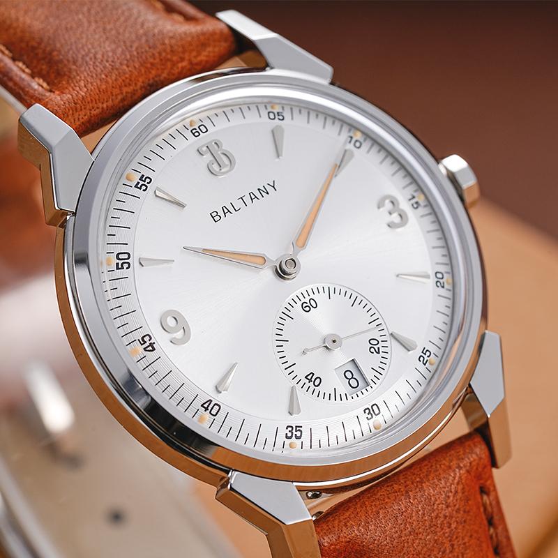 Baltany Original Design 36mm Sub-Second Vintage Watch S4108