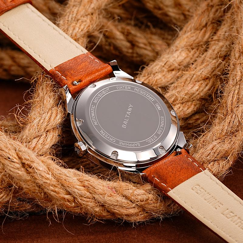 Baltany Original Design 36mm Sub-Second Vintage Watch S4108