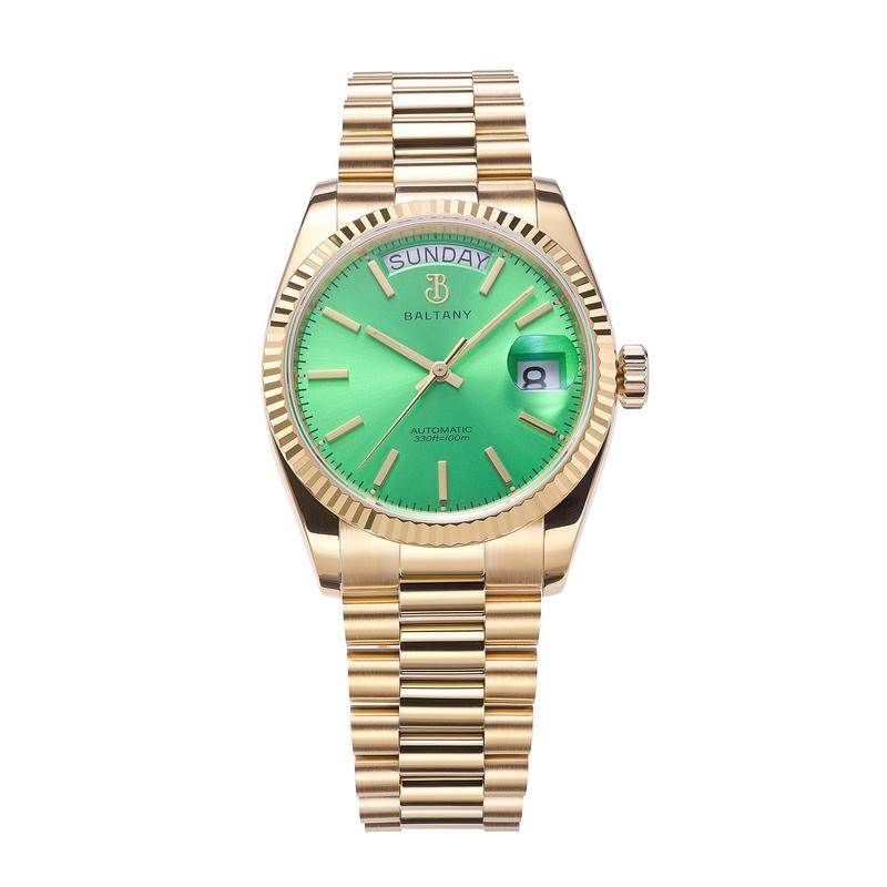 Baltany 36mm Gold DD Homage Dress Watches S4112G